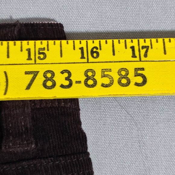 Tommy Hilfiger Corduroy Pants woman's size 6 dark brown colour - Picture 10 of 14